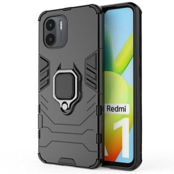Overboard Ovitek za Xiaomi Redmi A1 4G / A2 4G, obroč za stojalo, črn