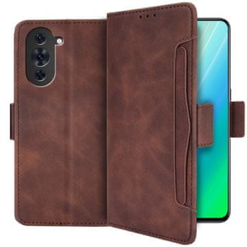 GS Ovitek za Huawei Nova 10 4G, reža za kartico, rjav