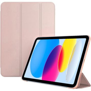GS Ovitek za iPad 11" 2025 A16 (11. gen.) / iPad 10.9" 2022 (10. gen.), pametni ovitek z zavihkom, roza