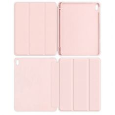 GS Ovitek za iPad 11" 2025 A16 (11. gen.) / iPad 10.9" 2022 (10. gen.), pametni pisalo, z držalom za pisalo, roza