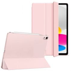 GS Ovitek za iPad 11" 2025 A16 (11. gen.) / iPad 10.9" 2022 (10. gen.), pametni pisalo, z držalom za pisalo, roza