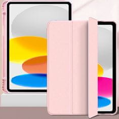 GS Ovitek za iPad 11" 2025 A16 (11. gen.) / iPad 10.9" 2022 (10. gen.), pametni pisalo, z držalom za pisalo, roza