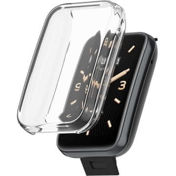 GS Silikonski ovitek z zaščitnim ovitku za zaslon za Xiaomi Mi Band 7 Pro, prozoren