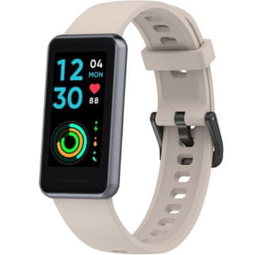 GS Silikonski pašček za Realme Band 2, bež