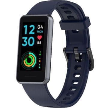 GS Silikonski pašček za Realme Band 2, temno moder