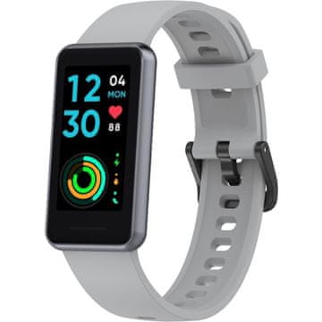 GS Silikonski pašček za Realme Band 2, siv