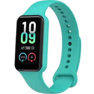 GS Silikonski pašček za Xiaomi Amazfit Band 7, turkizen