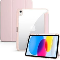 Overboard Ovitek za iPad 11" 2025 A16 (11. gen.) / iPad 10.9" 2022 (10. gen.), Smartcase Hybrid, z držalom za pisalo, svetlo roza