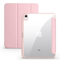 Overboard Ovitek za iPad 11" 2025 A16 (11. gen.) / iPad 10.9" 2022 (10. gen.), Smartcase Hybrid, z držalom za pisalo, svetlo roza