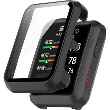 GS Ovitek 2 v 1 + kaljeno steklo za Huawei Watch D, črn