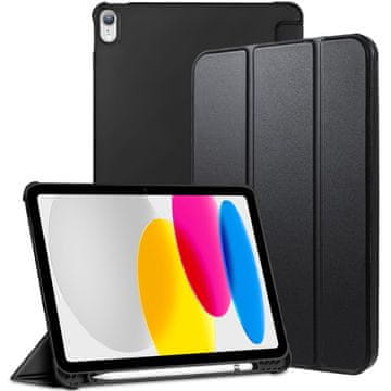 GS Ovitek za iPad 11" 2025 A16 (11. gen.) / iPad 10.9" 2022 (10. gen.), pametni pisalo, z držalom za pisalo, črn