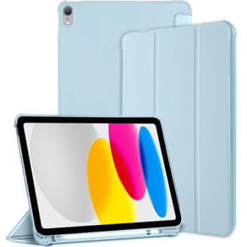 GS Ovitek za iPad 11" 2025 A16 (11. gen.) / iPad 10.9" 2022 (10. gen.), pametni pisalo, z držalom za pisalo, moder