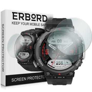 Overboard 2x kaljeno steklo za Amazfit T-Rex 2, hitra dostava