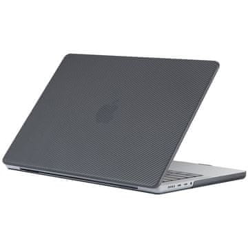 GS Ovitek za Macbook Pro 13 A1706/A1708/A1989/A2159/A2289/A2251/A2338, trda lupina iz karbona, črna