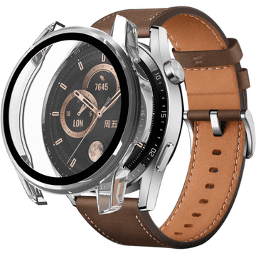 GS Ovitek 2 v 1 + kaljeno steklo za Huawei Watch GT 3 42 mm, prozoren
