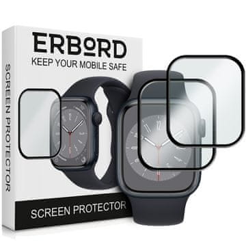 Overboard 2x hibridno steklo za Apple Watch 7/8/9 41 mm