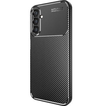 GS Ovitek za Samsung Galaxy A14 4G/5G, karbonski gel, črn