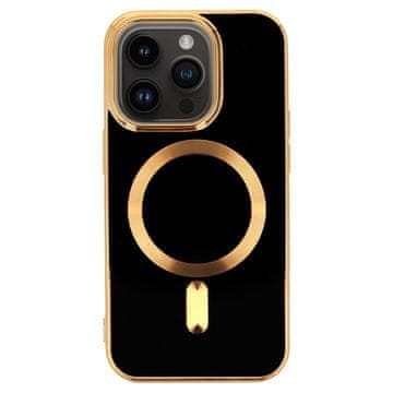 GS Magnetni ovitek Magsafe za iPhone 14 Pro, črn