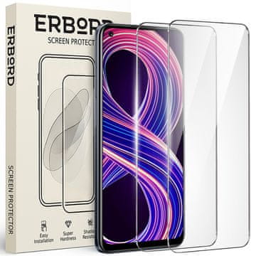 Overboard 2x kaljeno steklo za Realme 8 5G, 9H trdo steklo, hitro