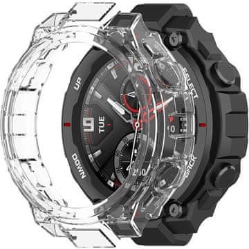 GS Zaščitni silikonski ovitek za Amazfit T-Rex, prozoren