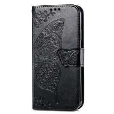 GS Ovitek za Oppo A17, metuljček, črn