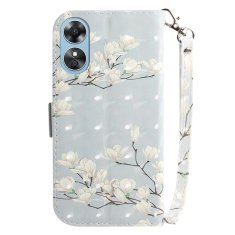 GS Ovitek za Oppo A17, denarnica, siva barva magnolije