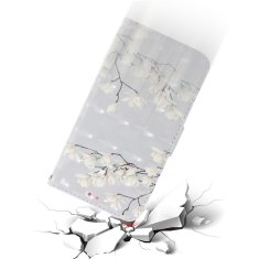 GS Ovitek za Oppo A17, denarnica, siva barva magnolije