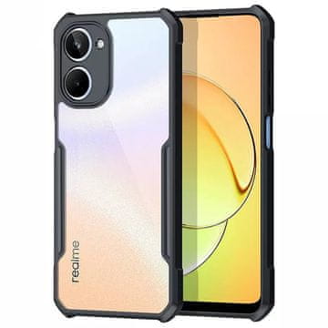 GS Ovitek za Realme 10 4G, hibridni z zaščito pred padci, črn