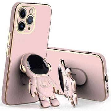 GS Ovitek za iPhone 13 Pro Max, Astronavt, roza