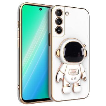 GS Ovitek za Samsung Galaxy S21 FE, Astronavt, bel