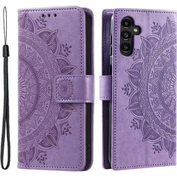 GS Ovitek za Samsung Galaxy A34 5G, Mandala, vijoličen