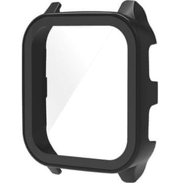 GS Ovitek 2 v 1 + kaljeno steklo za Garmin Venu Sq 2, črn