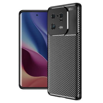 GS Ovitek za Xiaomi 13 Pro, karbonski gel, črn