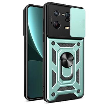 GS Oklepni ovitek za Xiaomi 13 Pro, CamShield Slide, zelen