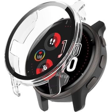 GS Ovitek 2 v 1 + kaljeno steklo za Garmin Venu 2 Plus, prozoren