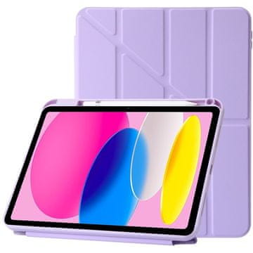 GS Ovitek za iPad 11" 2025 A16 (11. gen.) / iPad 10.9" 2022 (10. gen.), Origami, vijoličen