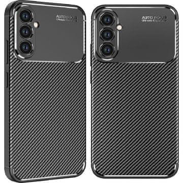 GS Ovitek za Samsung Galaxy A34 5G, karbonski gel, črn
