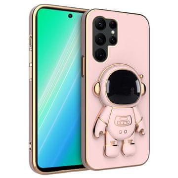 GS Ovitek Astronaut za Samsung Galaxy S23 Ultra, roza