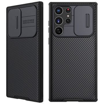Nillkin Ovitek za Samsung Galaxy S23 Ultra, ovitek CamShield Pro, črn