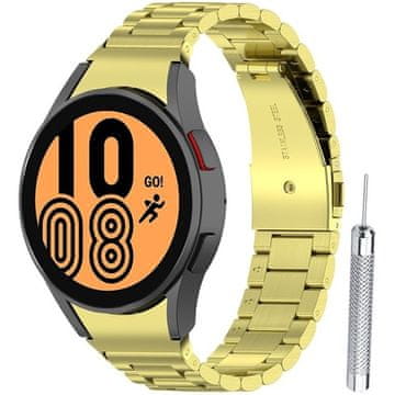 GS Zapestnica za Samsung Galaxy Watch 4/5/6/7/FE 40/42/43/44/45/46/47mm, zlata