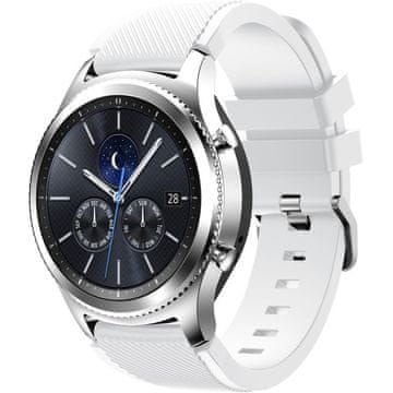 GS Univerzalni silikonski pašček 22 mm, bel