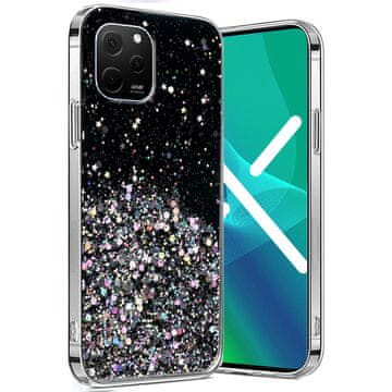 GS Ovitek za Huawei Nova Y61, bleščeč, črn
