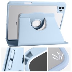 GS Ovitek za iPad Pro 11" M2 2022 / M1 2021 / 2020, z držalom za pisalo, vrtenje za 360°, moder