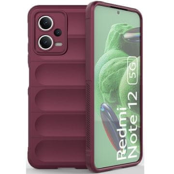 GS Ovitek za Xiaomi Redmi Note 12 5G / POCO X5 5G, igralni, udarno odporen, bordo