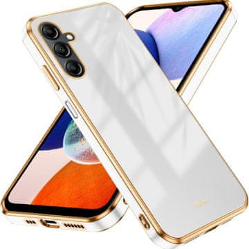 GS Ovitek za Samsung Galaxy A14 4G/5G, elektro, bel