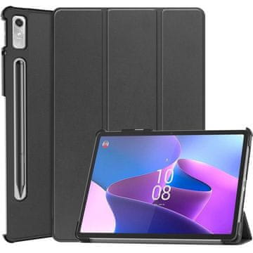 GS Ovitek za Lenovo Tab P11 Pro Gen 2 TB132FU TB132XU 11.2", tridelni z držalom za pisalo, črne barve