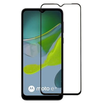GS 3D kaljeno steklo za Motorola Moto E13, s črnim okvirjem
