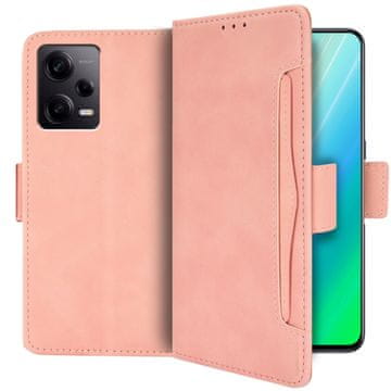 GS Ovitek za Xiaomi Redmi Note 12 5G / POCO X5 5G, reža za kartico, roza