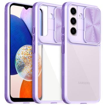 Overboard Ovitek za Samsung Galaxy A14 4G/5G, drsna kamera, vijolična