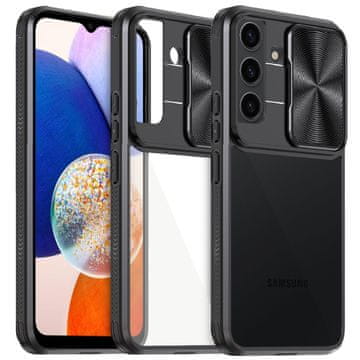 Overboard Ovitek za Samsung Galaxy A14 4G/5G, drsna kamera, črn